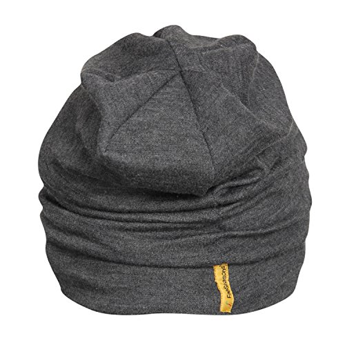Image of FabSeasons Cotton Blend Slouchy Beanie and Skull Cap for Summer, Winter, Autumn & Spring Season, Can be Used as a Helmet Cap Too