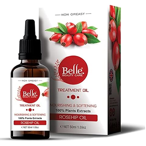 BELLE 100% Pure Rosehip Oil Treatment Cover