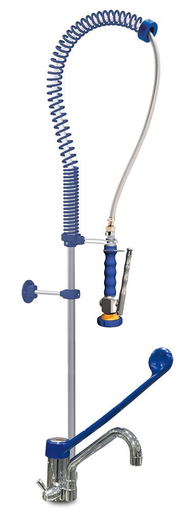 Fricosmos 463062 Single-Lever Deck-Mounted Faucet with Integrated Spout and Adjustable Flow