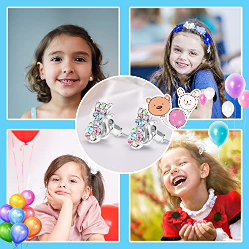 Beautiful Cute Cat Earrings Hypoallergenic, Cat Lovers Girls Children Birthday Easter Christmas Halloween Valentine's Day, Gift for Grandmother Mom to Granddaughter Daughter4