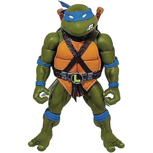 Super7 ULTIMATES! Teenage Mutant Ninja Turtles Leonardo - 7" TMNT Action Figure with Accessories Classic Cartoon Collectibles and Retro Toys