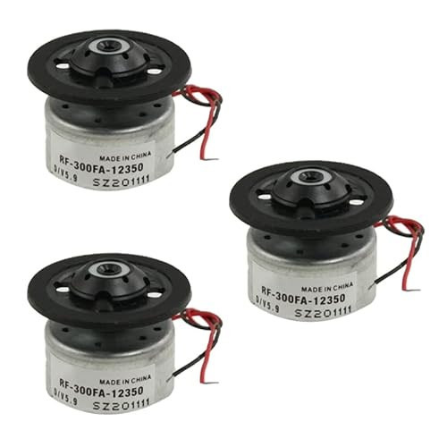 3X RF-300FA-12350 DC 5.9V Spindle Motor For DVD CD Player Silver+Black
