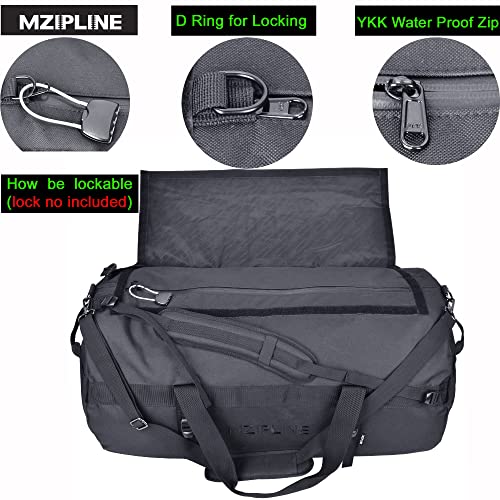 96L XL Large Backpack Duffle Bag Water Resistant Sport Gym Overnight Weekender Holdall Bag,Travel Duffel Bag With Activated Carbon Lining4