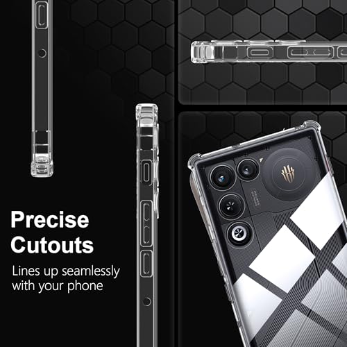 Image of for Red-Magic 11 Air Screen Protector(2 pack) Tempered Glass flim with case,9H Hardness,Anti-Scratch, Case Friendly, Bubble Free,HD Clear