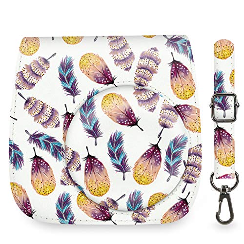 Elvam Camera Case Bag Purse Compatible with Fujifilm Mini 9 Mini 8/8+ Instant