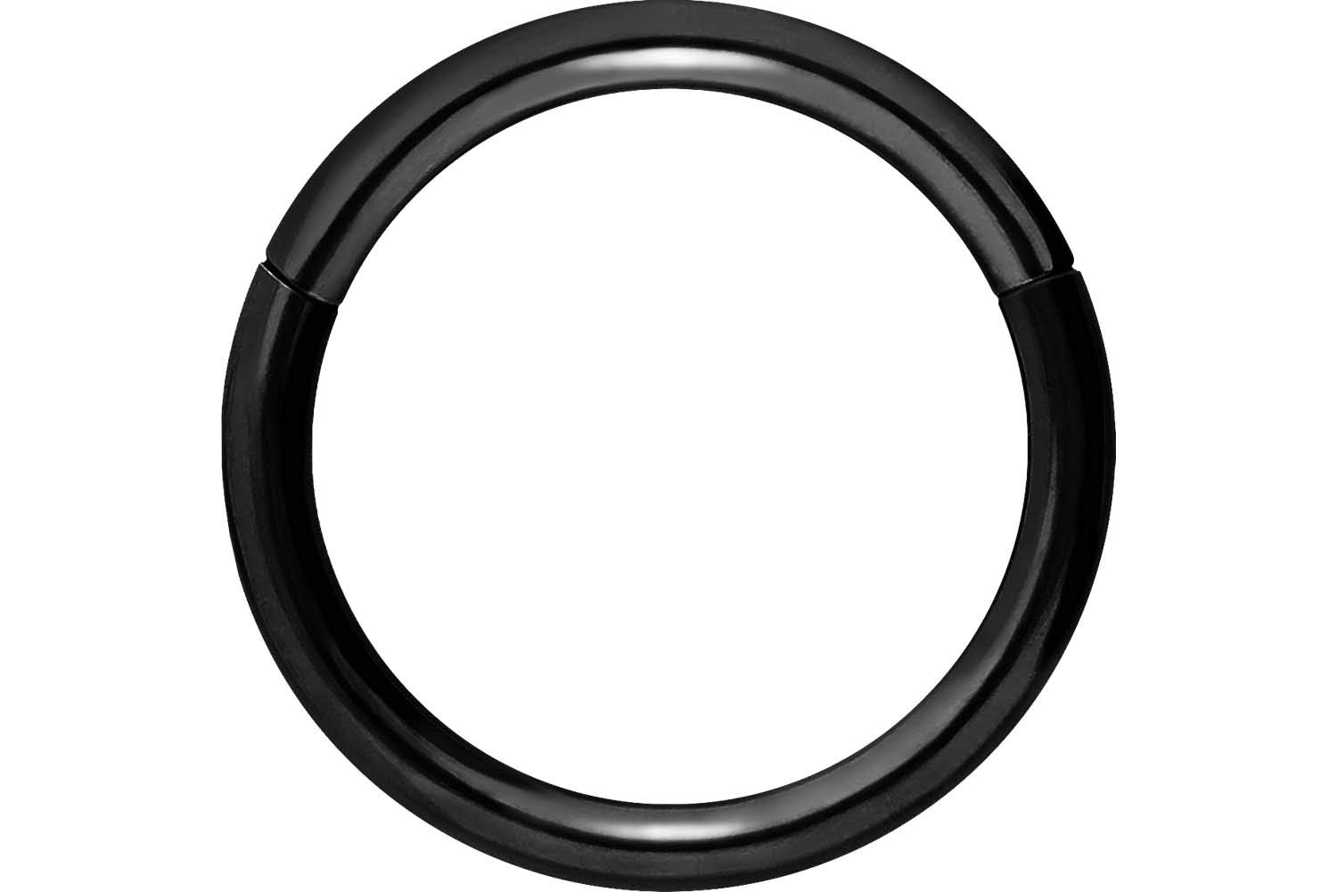 PIERCINGLINE Anillo segmento Clicker de acero quirúrgico – Piercing en oro, plata, rosa, negro o azul – para nariz, tabique, oreja, hélice o tragus — view 35