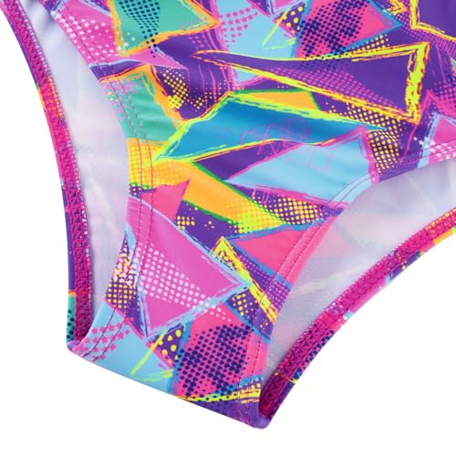 Image of ALISISTER Girls Swimsuit 3 Piece Bathing Suits Summer Bikini Tankini Sets with Cover Up Skirt for 4-12 Years