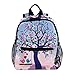 Campus Rucksack Baumschaukel Studentenrucksack Personalisierter Netter Campus Rucksack Kindergarten Klarer Rucksack für Kleinkinder 25.4x10x30 cm