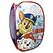Cesta Plegable Infantil de Tela con Asas La Patrulla Canina PW Organizador para Ropa y Juguetes (58x36x36) Cuarto de Niños, Contenedor Habitación Niños, Cesto Dormitorio Bebe, Color Azul