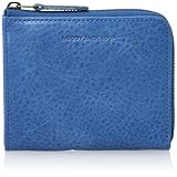 [マディジャックスープ] FLASH > 財布 2つ折り L字ファスナー メンズ レディース 軽量 小さめ コンパクト 薄型 牛革 本革 レザー No.76176(ブルー)