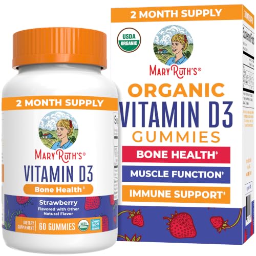 MARYRUTH'S Organic Vitamin D3 Gummies