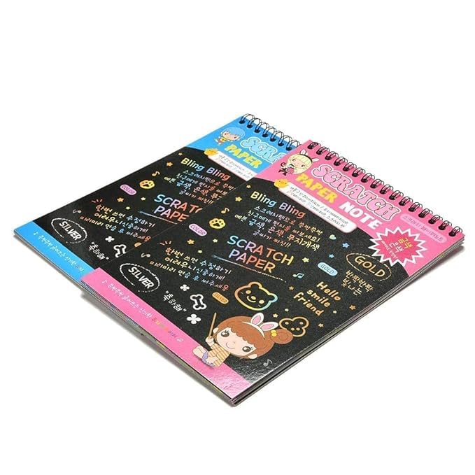 LEROKAS A6 Rainbow Art Scratch Paper Book Sheets with Stylus, 10 Pages, Multicolor (Pack of 1) (B0CY2R5JP6) Amazon Price History, Amazon Price Tracker