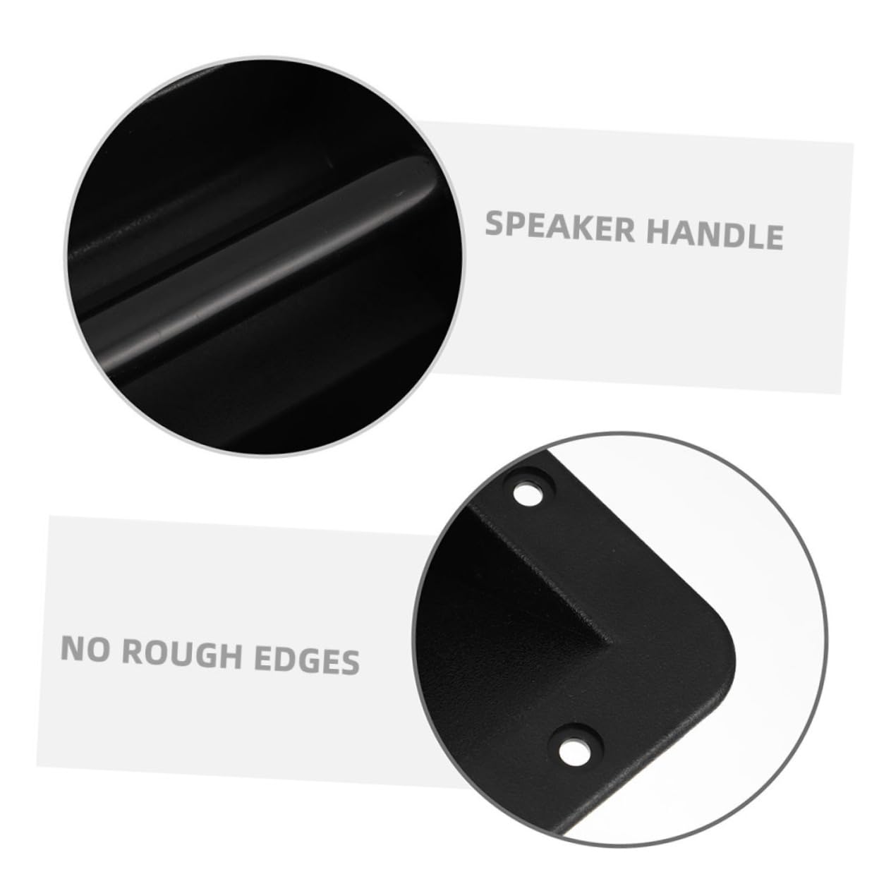 DOITOOL 5pcs Plastic Speaker Handle Replacement Sturdy Carry Handles for Amplifiers Easy Installation Lightweight for Stage Use