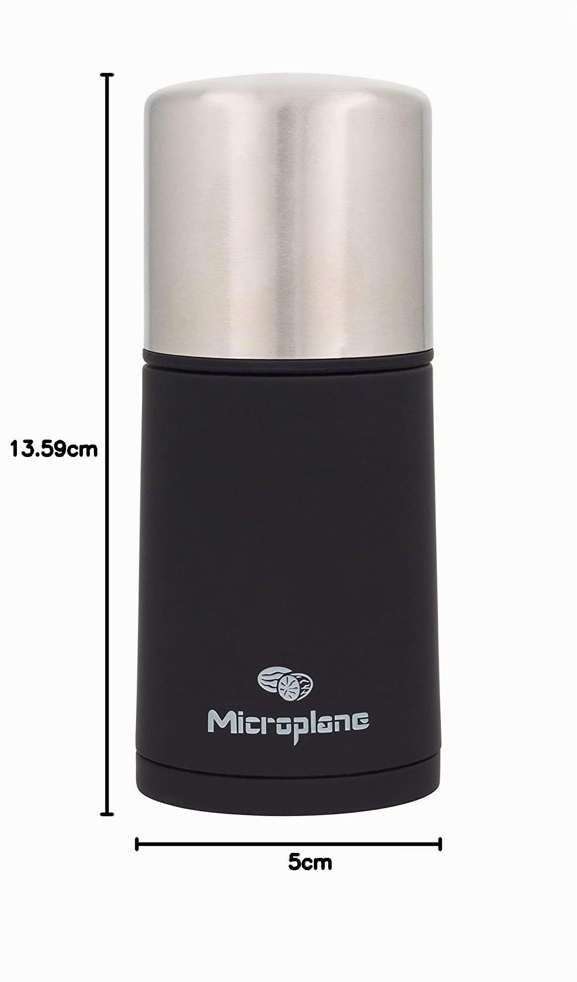 Microplane Macina Spezie Acciaio Inossidabile per Noci moscate, Cannella e Fave Tonka
