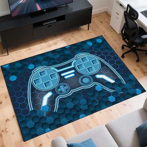 Tapete decorativo gamer 3'x5' con base antideslizante miniatura 3