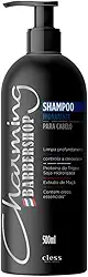Shampoo Hidratante Cless Charming Barbershop 500ml - Limpeza Suave, Hidratação Intensa, Brilho Natural, Fórmula Sem Sal, Ideal para Todos os Tipos de Cabelos, Uso Diário e Resultado Profissional