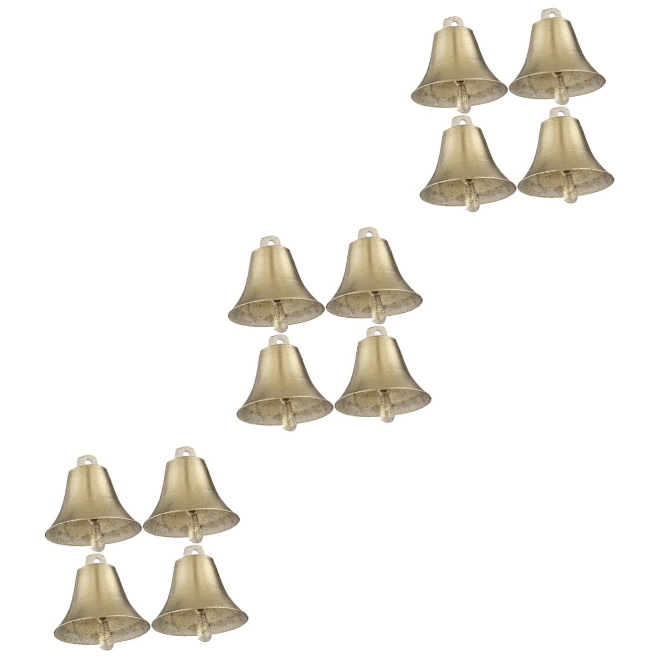 Cabilock 3sets Cattle Farming Accessory Large Bells Long Distance Noise Sheep and Horse Bell 4pcs*3