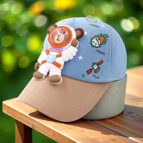 Image of VRITRAZ Kids Unisex Baseball Cap for Boys & Girls | Adjustable Strap | Comfortable Casual Cap (Age 4-12 Years)