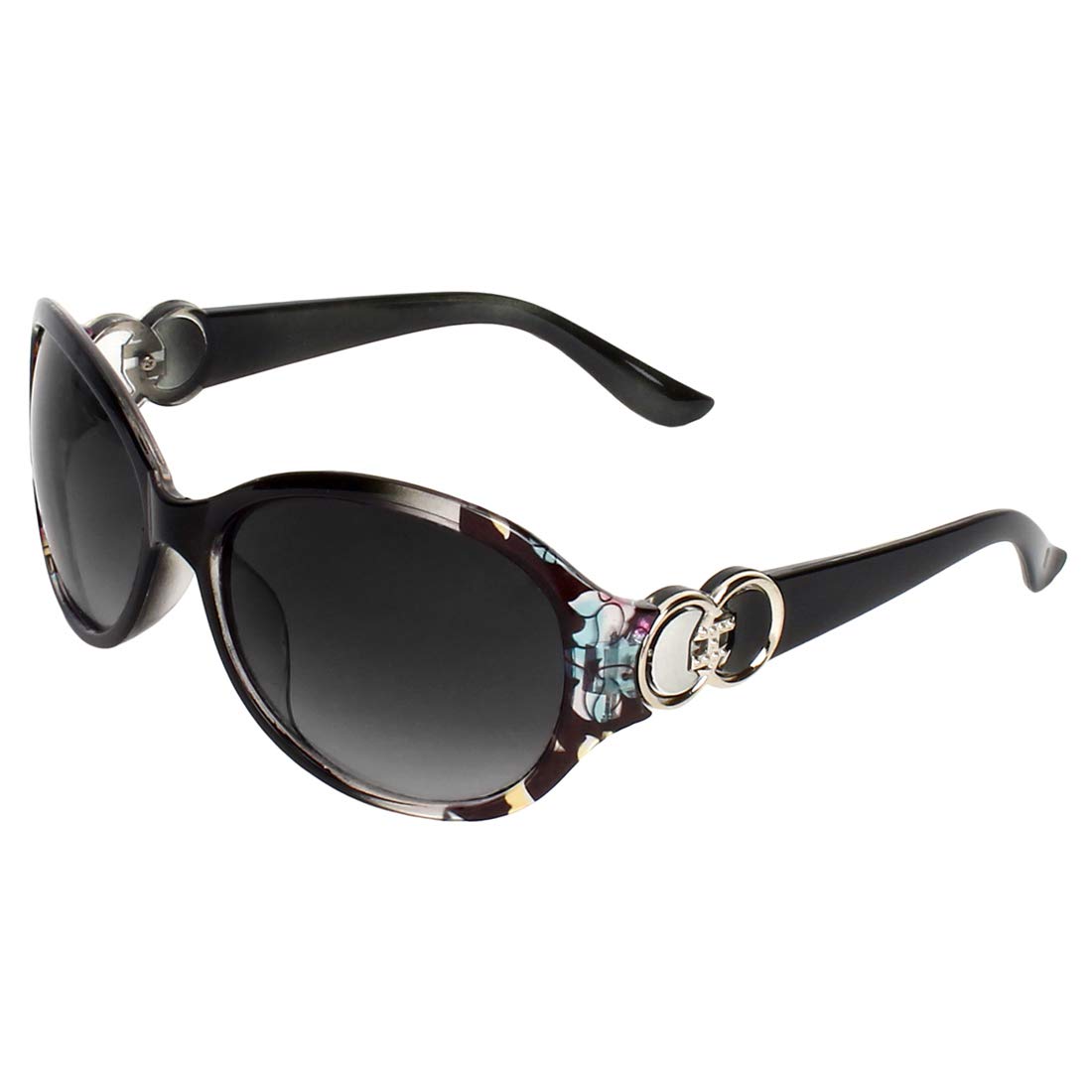 Black Oval Sunglasses For Women 440