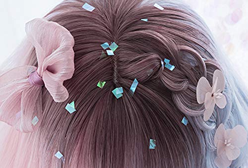 Brown Dyed Pink Blue Short Bob Synthetic Hair Wigs Makeup Party Cosplay Lolita Japanese Sweet Natural Female Wigs