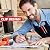 10 Packs Carpenter Scriber Marking Set, 6 Colorful Solid Carpenter Pencils with Sharpener and 36 Refills, Automatic Center Punch, Carbide Scribe Tool Kit for Construction Woodworking