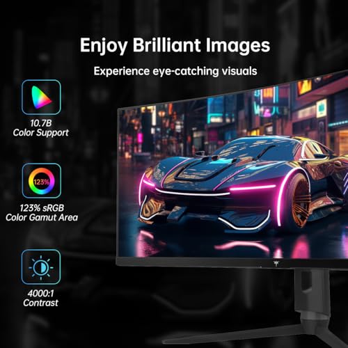 Image of KTC 34 Inch Ultrawide Monitor, 180Hz WQHD 3440X1440 Curved Gaming Monitor, 1500R PC Monitor, HDR, FreeSync & G-Sync, HDMI, DisplayPort, VESA, Tilt Swivel Height Pivot Adjustment, H34S18S