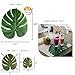 Vibe 50pcs Large Tropical Palm Leaves - Artificial, 13.8