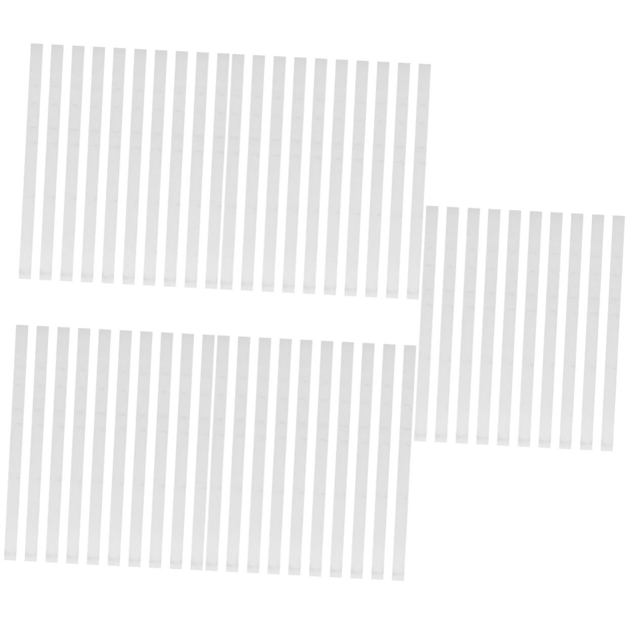 HAPINARY 5sets Book Binding Glue Tape Strips Multi-function Glue Strips for Bookmaking Book Repair Supplies 10pcs*5