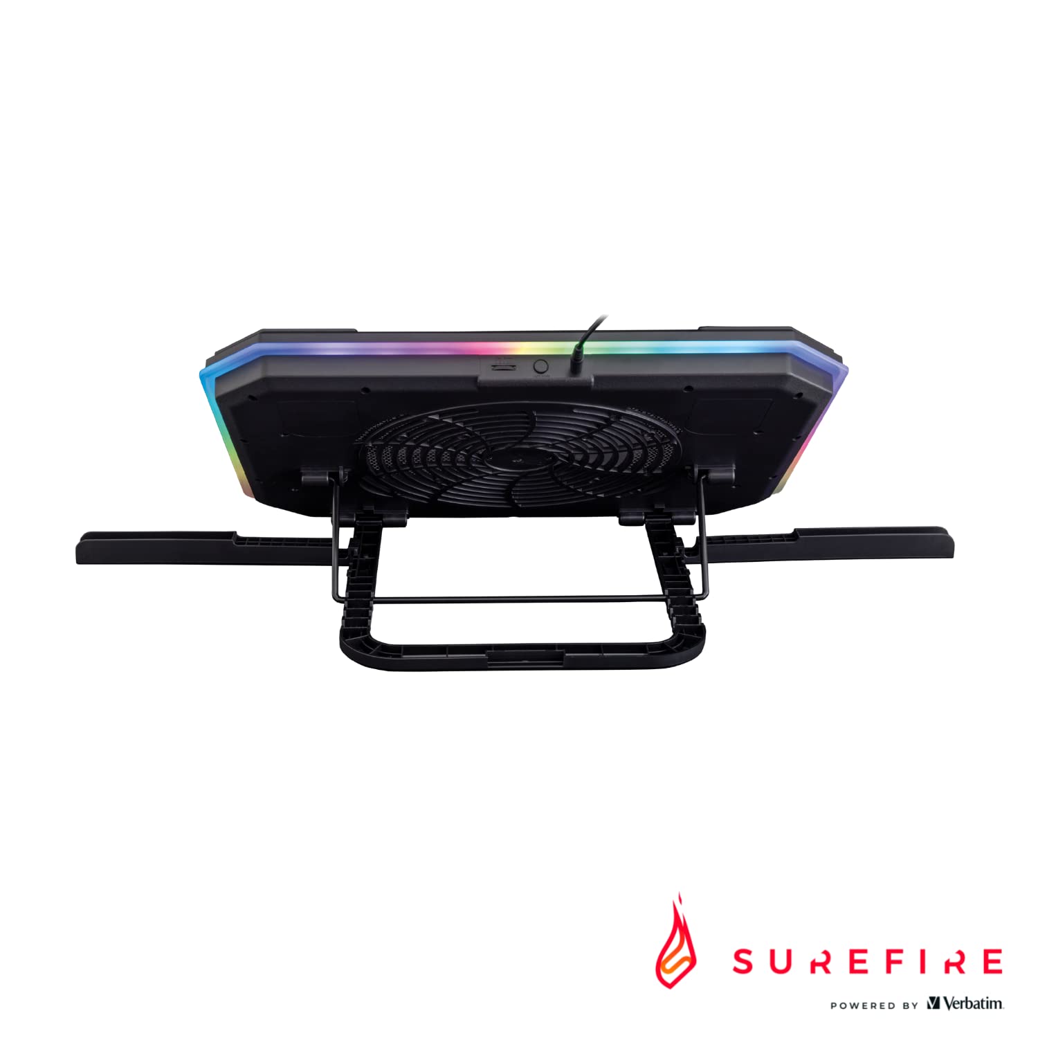 SureFire Bora Podkładka Chłodząca do Laptopa 17 Cali, Regulowana Prędkość Wentylatora, RGB