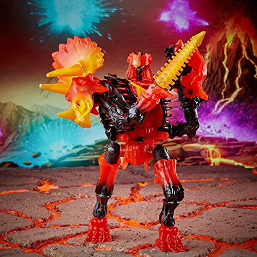 Transformers Generations War for Cybertron Luxusklasse - WFC-K39 Tricranius - Beast Power Fire Blasts Kollektion – Bild 7