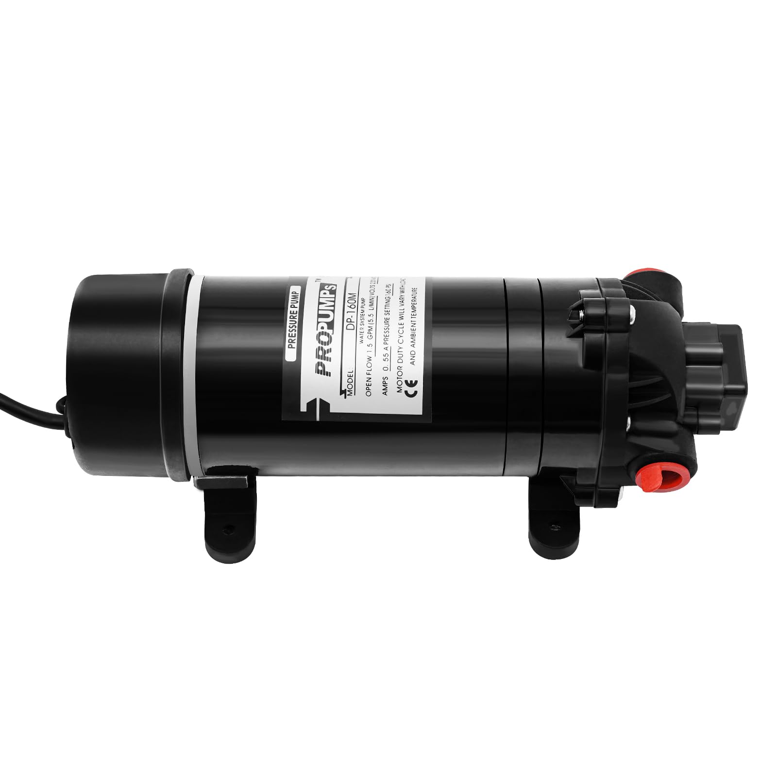 Pompa dell'acqua da 220 V, autoadescante, con interruttore a pressione, pompa a membrana, pompa a pressione, 160 PSI, per acquario, stagno, giardino e sistema idroponico