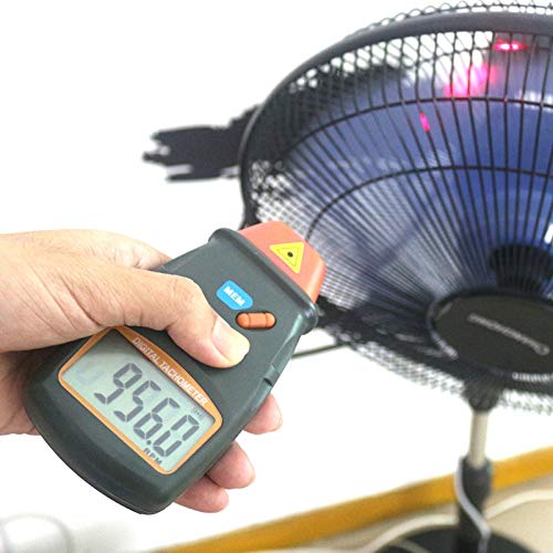 Real Instruments Digital LCD Laser Non Contact Photo Tachometer DT-2234C+ RPM Measurer Non Magnetic 2.5~99999 Speed Meter Tester Photoelectric Speedometer High Quality Digital Laser Tachometer