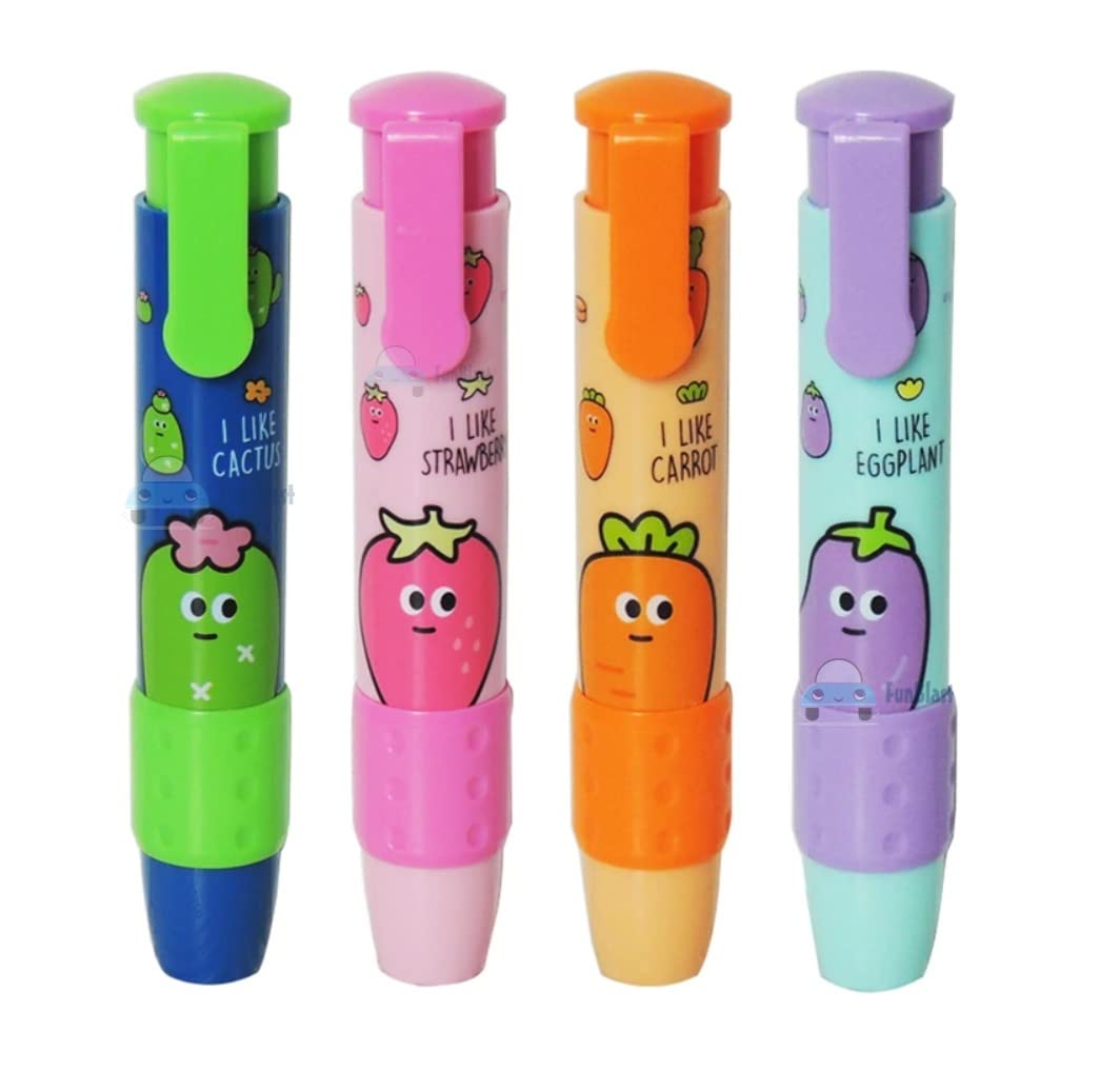 FunBlast (Pack of 4 Pcs) Pen Style Fruit Erasers Set for Kids Educational Stationary Kit for Kids (Multicolor) (B09PZ1TSCY) Amazon Price History, Amazon Price Tracker