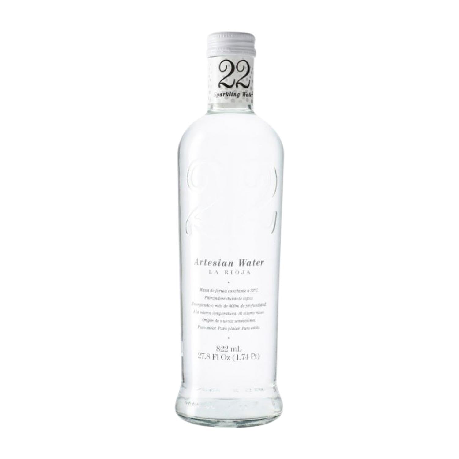 Agua Caja de 12 unidades 22 Artesian Water Con Gas 822 80 cl