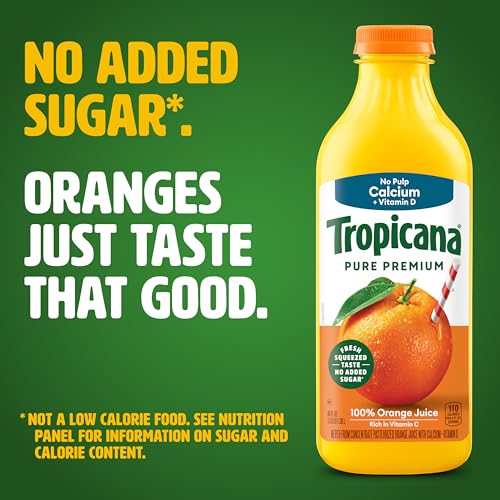 Tropicana Pure Premium Orange Juice Calcium + Vitamin D