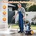 Powerful Electric Pressure Washers 1600W 140Bar 420L/h Protable Power Washer with Adjustable Nozzle, Outlet Hose and Inlet Hose Jet Washer with Foam Cannon for Patio Car Garden Driveway Fences