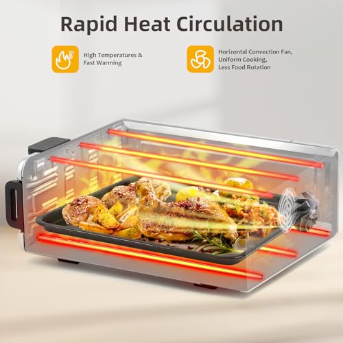 Digital-Air-Fry-Countertop-Oven-Air-Fryer-Toaster-Oven-Combo-Flip-UP-Save-50-Space-9-in-1-Electric-Indoor-Countertop-Pizza-Oven-Air-Fryer-Easy-Clean
