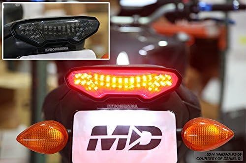 Miniatura 5 de Luces traseras LED secuenciales integradas Lente de humo para Yamaha FZ-09 15-17 FJ-09 19-20 Tracer 900 2014-2016