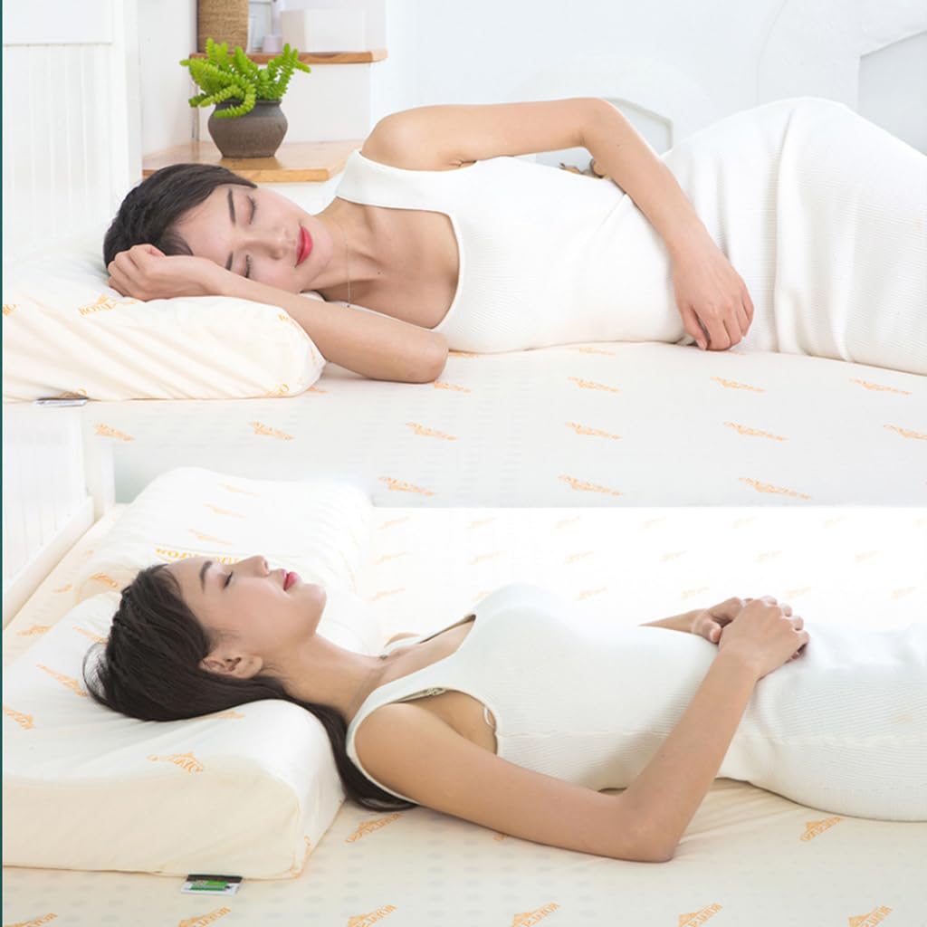 Protector de colchón de látex natural, transpirable y refrescante para una mejor calidad de sueño