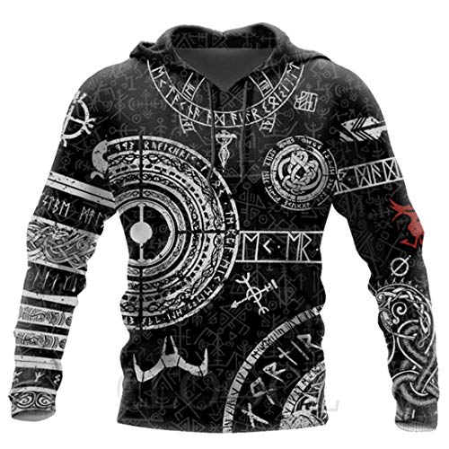 TN-KENSLY Felpa con Cappuccio Stampata in 3D