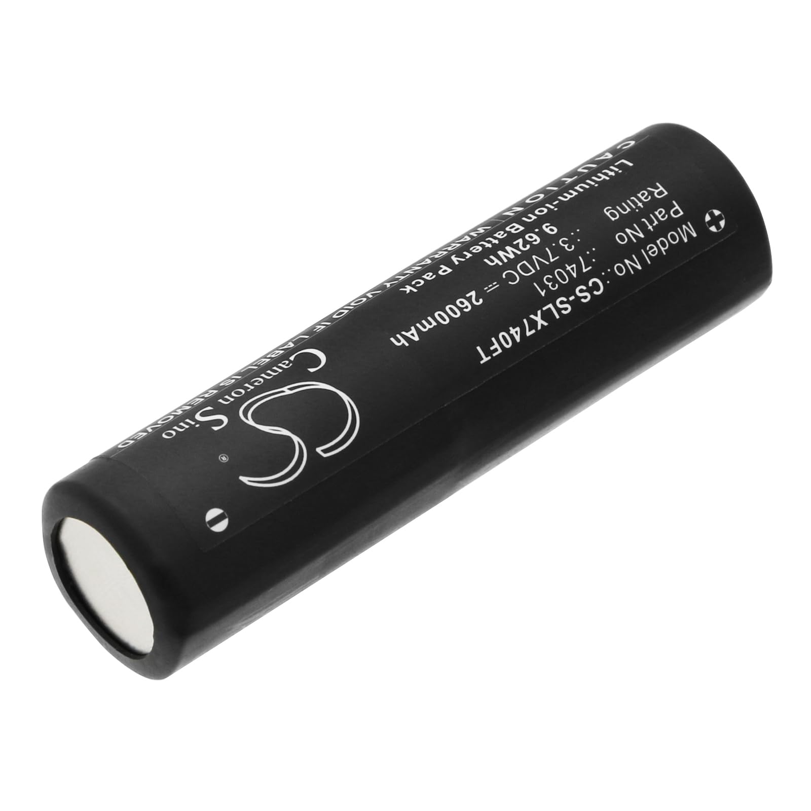 TECHTEK Batterie 2600mAh Compatible avec [Streamlight] Junior Luxeon, ProTac HL USB, ProTac HL USB Flashlight, Headlamp, Strion, Strion 2020, DS Flashlight, DS HPL HPL LED, LED Switchblade, Twin-Task