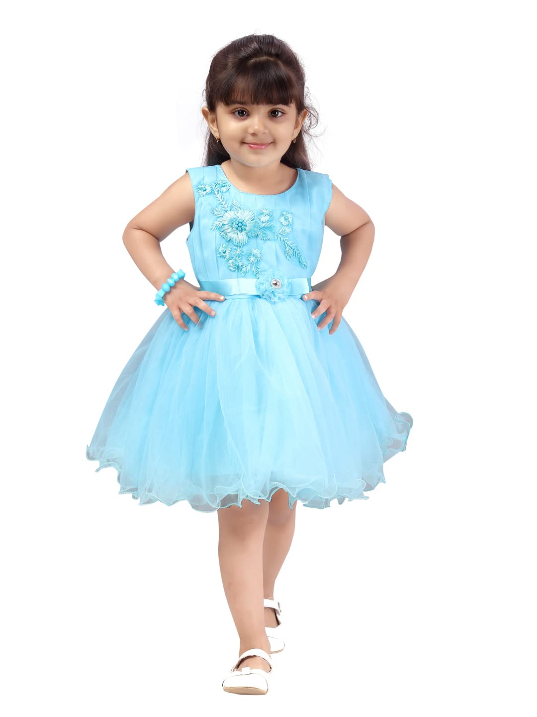 AarikaGirl's net A-Line Knee-Length Dress