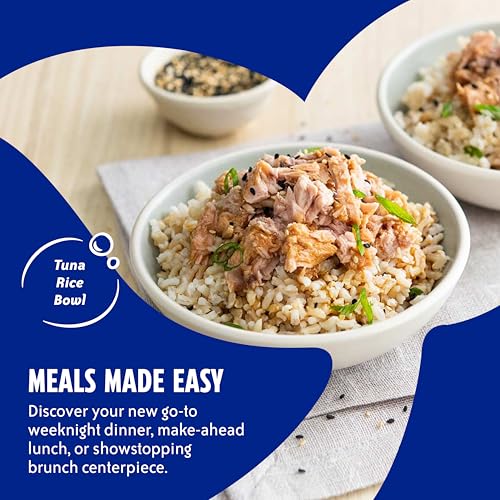 Image of Chicken of the Sea Wild Caught Solid White Pure Albacore, No Drain, 4 oz Cans, 24-Count - High Protein 100% Classic Tuna in No Drain Can for Less Mess - Delicious, Easy, Nutritious Ready to Eat Meals
