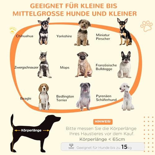 PawHut Hundekäfig Möbel 85cm Hundebox für Zuhause, Moderne Hundehütte mit Magnettür, Schloss, Fenster Abschließbar Hundehaus für mittlere Hunde bis zu 15kg, 85 x 55 x 75 cm, Grau