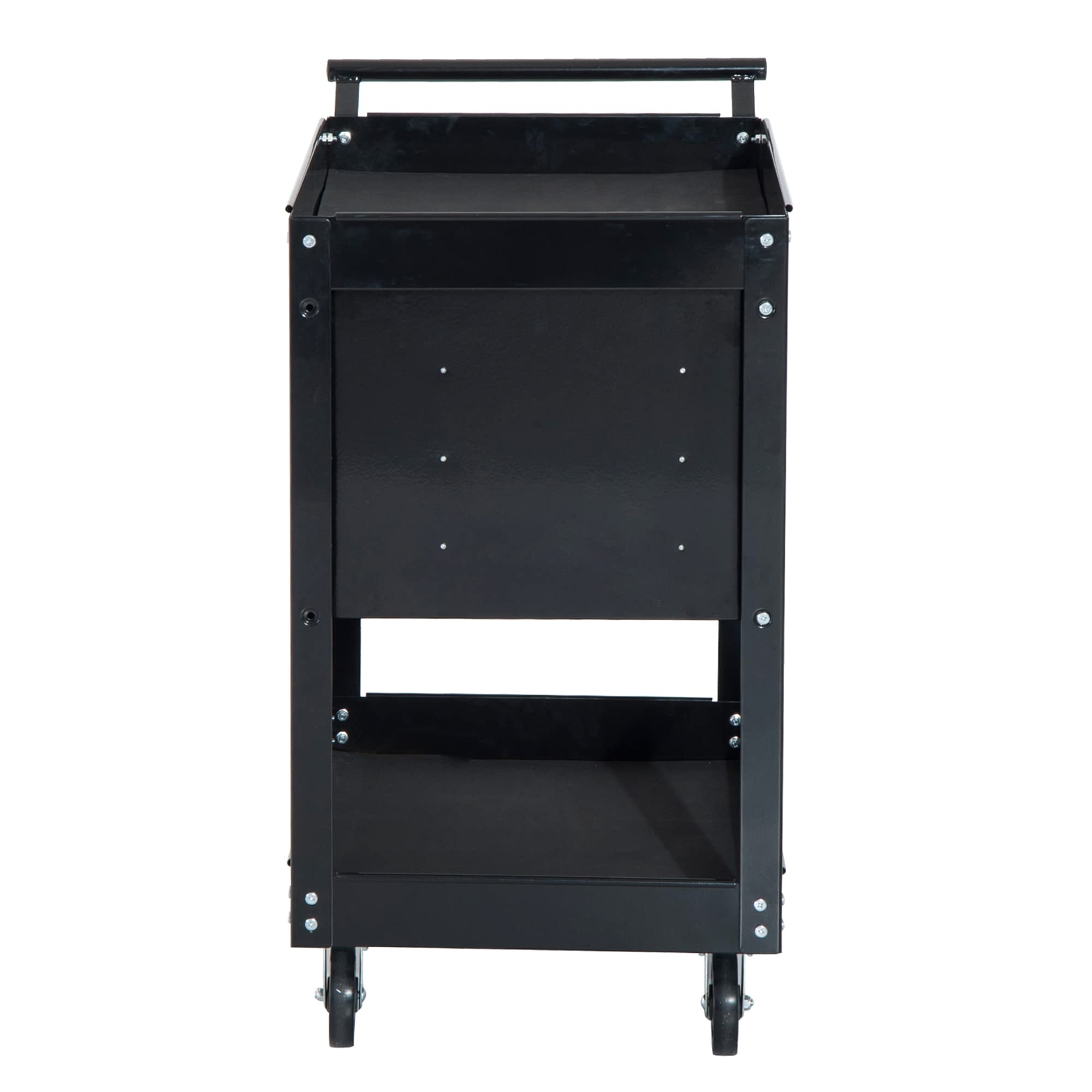 HOMCOM Carrello da Officina Professionale Cassettiera Portautensili in Lamiera, Nero, 68 x 46 x 88cm
