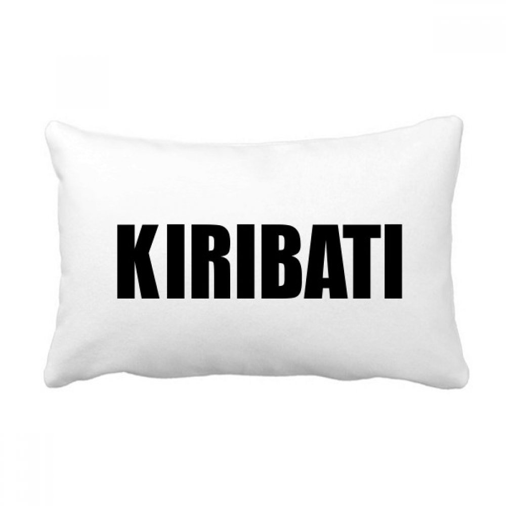 Coussin lombaire Kiribati noir oreiller décoratif multicolore accueil canapé