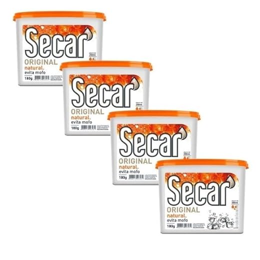 Kit 4 Unid Evita Mofo Desumidificador Anti Mofo Secar 180g