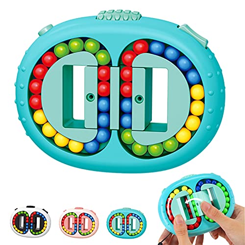 Rotierender Fingerwürfel Intelligenz Spiele Magic Bean Würfel Spielzeug,Finger Puzzle Kugelklassifizierungsspiel,IQ Game Spinnende magische Bohnen Dekompression Puzzle Toys für Kinder Teens Erwachsene