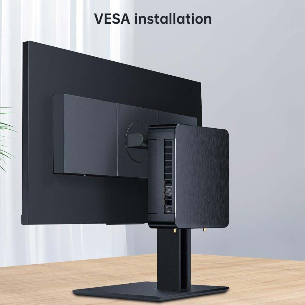 Thdeukoty Mini PC with Core i9-9880H 2.3 up to 4.8GHz, 64G DDR4 2T SSD, Windows 11 Pro Desktop Computer, DP*1, HDMI*2 4K@60Hz Triple Display, Optical, Dual LAN, WiFi6E/BT5.3,VESA - Image 8