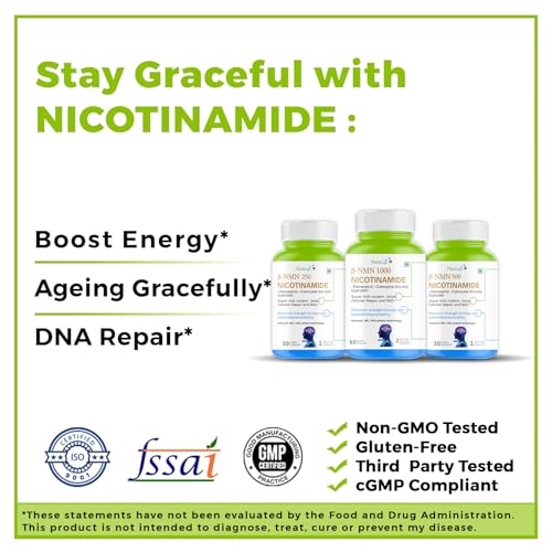 Image of Haleup NMN 1000 mg 3-in-1 Formula, Enriched with Resveratrol, Quercetin and CoQ10 |99.9% Pure |Healthy Ageing|Cellular Repair|Boost NAD+| Energy Levels| Skin Health